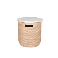 Load image into Gallery viewer, Sedona Accent Tables with Storage - White Wash