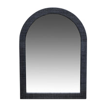 Load image into Gallery viewer, Gia Arched Raffia Frame Mirror
