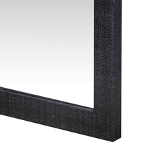 Load image into Gallery viewer, Gia Arched Raffia Frame Mirror