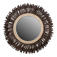 Load image into Gallery viewer, Hapsala And Rattan Mirror 33"