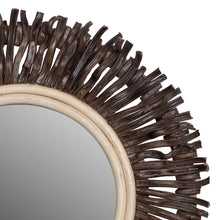 Load image into Gallery viewer, Hapsala And Rattan Mirror 33"