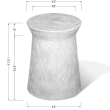 Load image into Gallery viewer, Tapered Side Table - Grey Wash