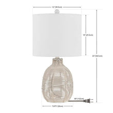 Load image into Gallery viewer, OROYA RATTAN TABLE LAMP