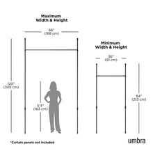 Load image into Gallery viewer, Anywhere Tension Curtain Rod & Room Divider