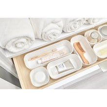 Load image into Gallery viewer, Compact Storage Bin With Wood Lid