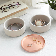Load image into Gallery viewer, Tesora Jewellery Box, Concrete-Copper