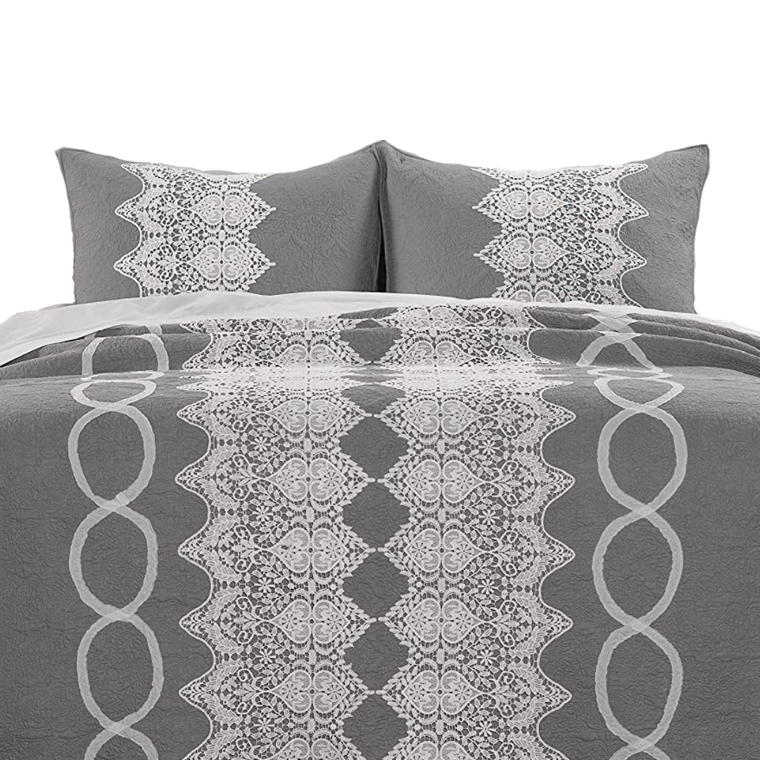 Chantilly Lace Quilt Set, Twin SIRO HOME