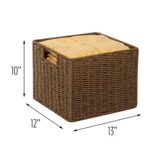 Load image into Gallery viewer, Paper Rope Storage Basket - Brown