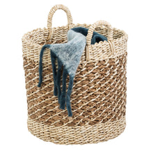 Load image into Gallery viewer, Tea Stained Woven Baskets (3 sizes)