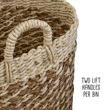 Load image into Gallery viewer, Tea Stained Woven Baskets (3 sizes)