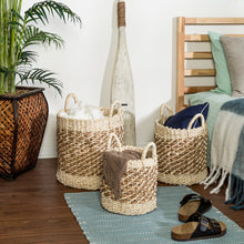 Load image into Gallery viewer, Tea Stained Woven Baskets (3 sizes)
