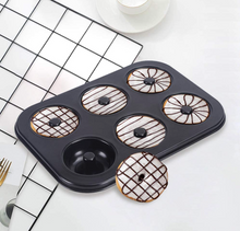 Load image into Gallery viewer, Non Stick 6 Cup Concave Muffin Pan