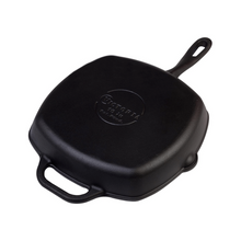 Load image into Gallery viewer, Seasoned 10" Cast Iron Grill Pan