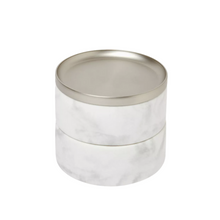 Load image into Gallery viewer, Tesora Jewellery Box, White-Nickel