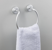 Load image into Gallery viewer, Metro Aluminum Wall Mount Towel Ring - Silver