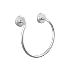Load image into Gallery viewer, Metro Aluminum Wall Mount Towel Ring - Silver