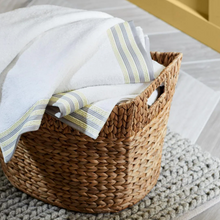 Load image into Gallery viewer, Water Hyacinth Tall Basket with Handles