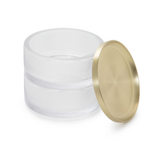Load image into Gallery viewer, Tesora Jewellery Box, Glass-Brass
