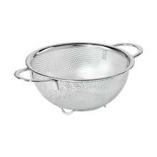 Load image into Gallery viewer, Perforated Stainless Steel Colander with Handles