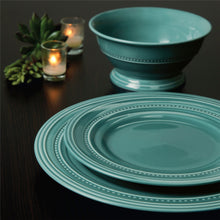 Load image into Gallery viewer, Gibson Elite Barberware 16pc Dinnerware Set, Turquoise
