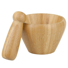 Load image into Gallery viewer, Bamboo Mortar and Pestle