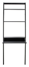 Load image into Gallery viewer, Pamella 2 Shelf Leaning Desk - Black