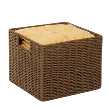 Load image into Gallery viewer, Paper Rope Storage Basket - Brown