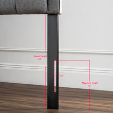 Load image into Gallery viewer, Austin Light Grey Winged Queen Headboard