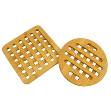 Load image into Gallery viewer, Bamboo Trivets 2pc