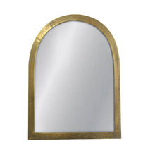 Load image into Gallery viewer, Antique Textured Arched Metal Frame Mirror
