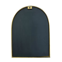 Load image into Gallery viewer, Antique Textured Arched Metal Frame Mirror
