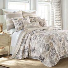 Load image into Gallery viewer, Caspian Sea Neutral Reversible Quilt Set
