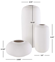 Load image into Gallery viewer, SORA CERAMIC VASE- SET OF 3
