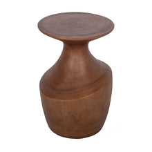 Load image into Gallery viewer, Allura Carved Wood Side Table
