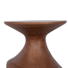 Load image into Gallery viewer, Allura Carved Wood Side Table
