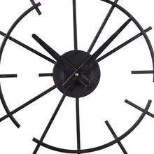 Load image into Gallery viewer, TWO TONE WALL CLOCK - METAL &amp; WOODEN

