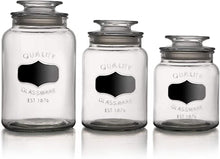 Load image into Gallery viewer, Chalk Board Canister Set of 3
