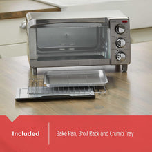 Load image into Gallery viewer, 4-Slice Toaster Oven, Stainless Steel with Natural Convection
