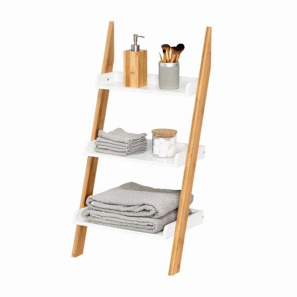 3-Tier Leaning Ladder Shelf