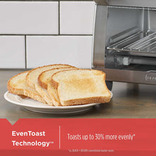 Load image into Gallery viewer, 4-Slice Toaster Oven, Stainless Steel with Natural Convection
