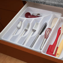 Load image into Gallery viewer, Sterilite 6 Compartment Cutlery Tray
