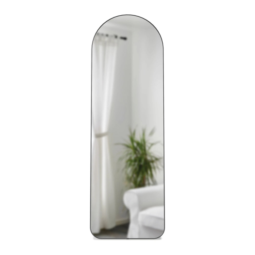 HUBBA ARCHED LEANING MIRROR - TITANIUM