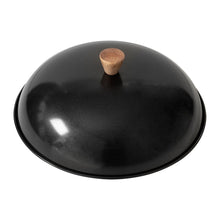 Load image into Gallery viewer, Uncoated Carbon Steel Wok Set with Lid and Birch Handles
