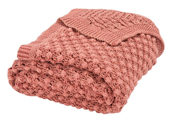LARZA KNITTED THROW