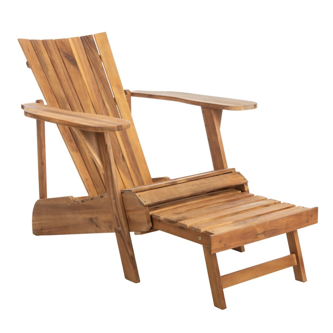 Merlin Adirondack Chair With Retractable Footrest