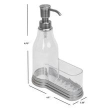 Load image into Gallery viewer, SOAP DISPENSER AND FIXED SPONGE HOLDER, CHROME
