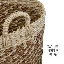 Load image into Gallery viewer, Tea Stained Woven Baskets (3 sizes)
