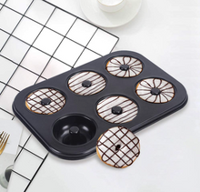 Load image into Gallery viewer, Non Stick 6 Cup Concave Muffin Pan
