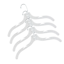 Load image into Gallery viewer, 4-Pack Crystal Dress Hangers, Clear
