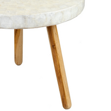 Load image into Gallery viewer, Estelle Round Capiz End Table
